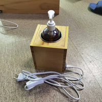 Chauffage Huile de Massage Design Bois