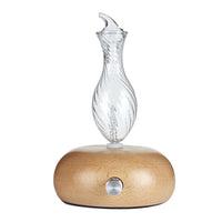 Diffuseur Huile Essentielle Bois et Verre Souflé