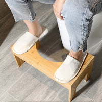 Marche Pied Toilette Bois