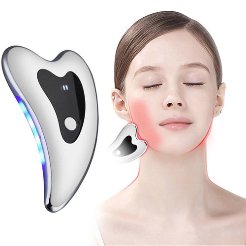Masseur Visage Electrique Quartz Rose
