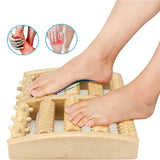 Ensemble Rouleaux Massage Pieds en Bois