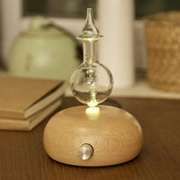 Diffuseur Huile Essentielle Bois et Verre Souflé