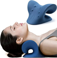 Oreiller Ergonomique Nuque bleu foncé