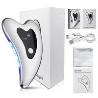 Masseur Visage Electrique Quartz Rose