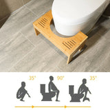 Marche Pied Toilette Bois