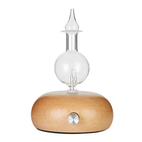 Diffuseur Huile Essentielle Bois et Verre Souflé